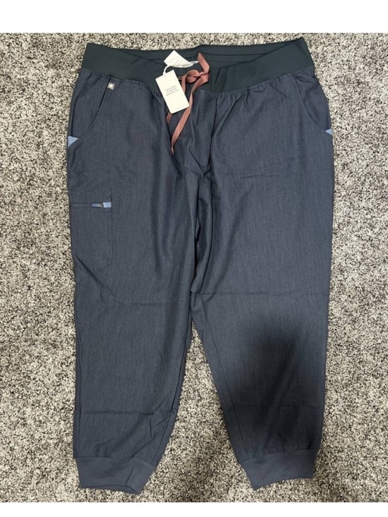 Figs Pants - Figs Zamora Jogger Scrub Pants — Heather Denim 3XL